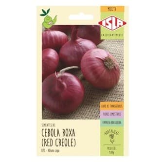 Sementes Cebola Roxa ( Red Creole) - Isla Sementes