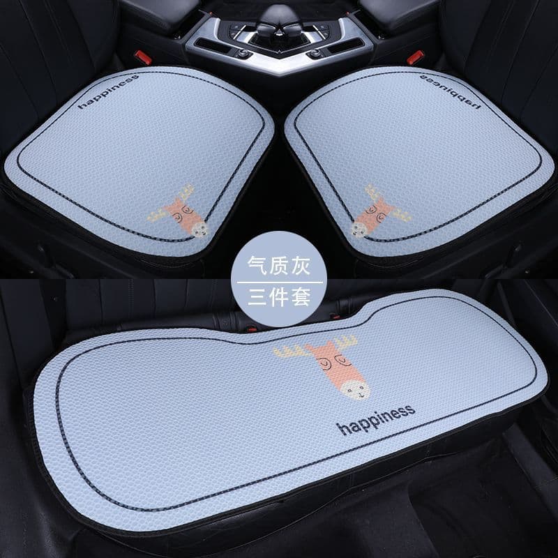 Almofada de assento de carro Almofada de assento de carro Almofada de assento de carro de seda gelada Conjunto de três p