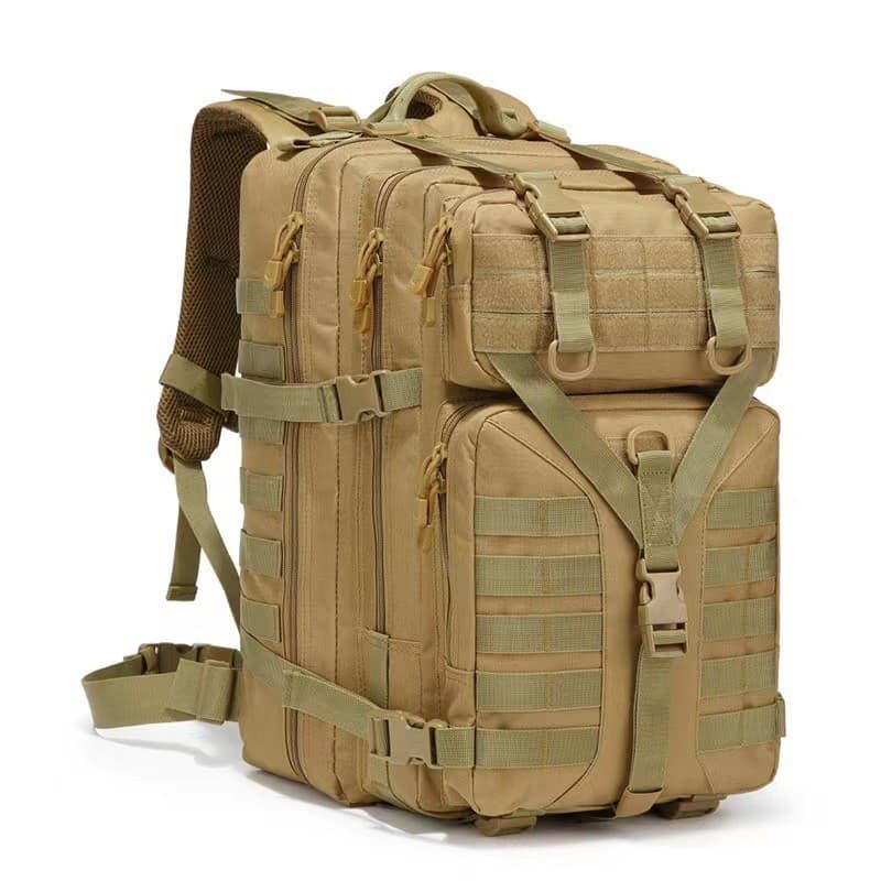 Esportes ao ar livre montanhismo ataque tamanho grande 3P saco mochila de viagem tático repelente de água resistente ao