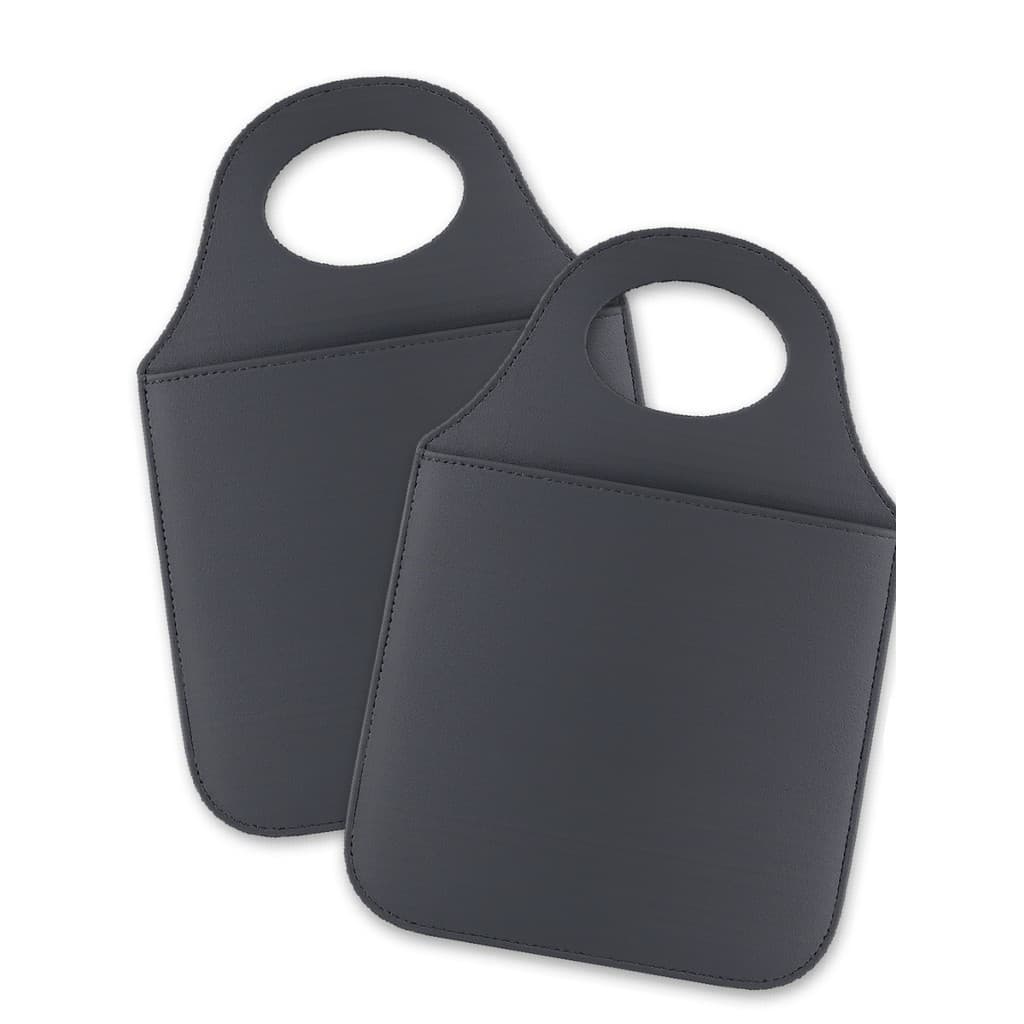 Kit 2 Lixeiras Automotiva Carro Lixo Porta Objeto Organizador