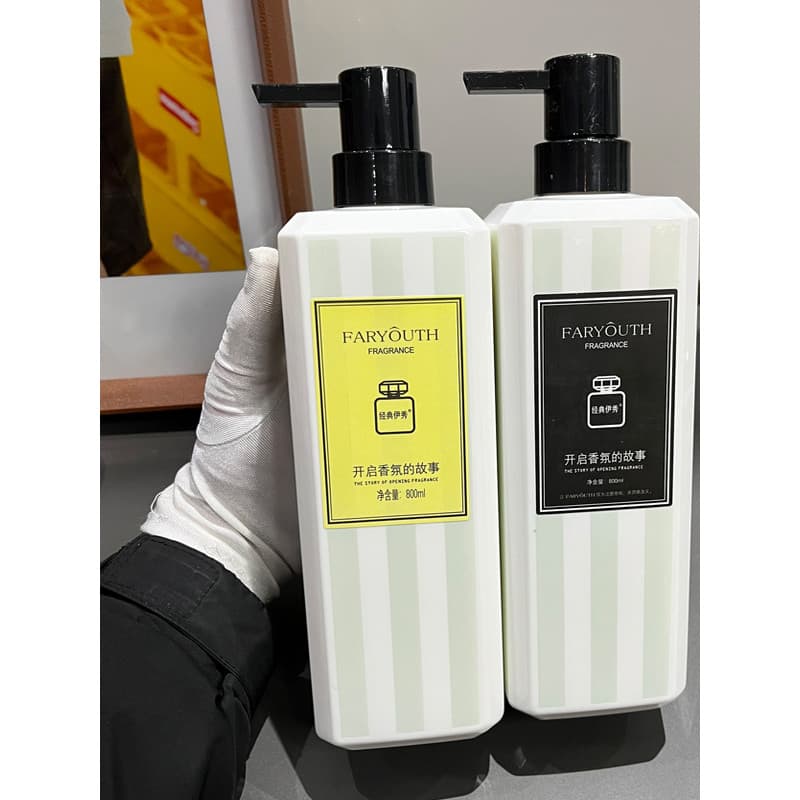 Clássico Yixiu Fragrance Light Silky Shampoo Freesia Fragrância Suavizante Condicionador Shampoo para Lavagem Corporal