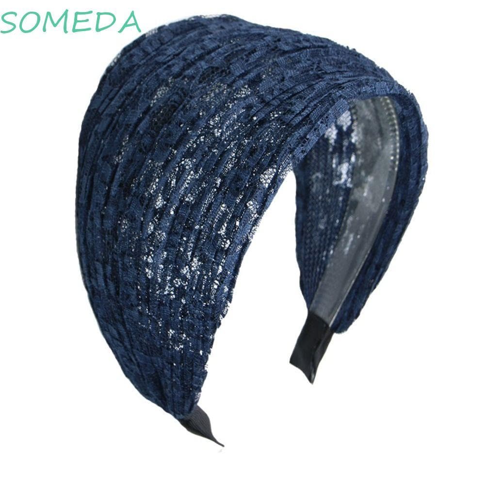 Alguma Faixa Larga , De Cabelo De Malha De Renda Lateral , Tiara De Flor Para Festa Feminina