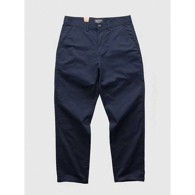 Outono puro algodão novo estilo em linha reta tornozelo-perna calças casuais masculinas soltas estiramento roupas mascul