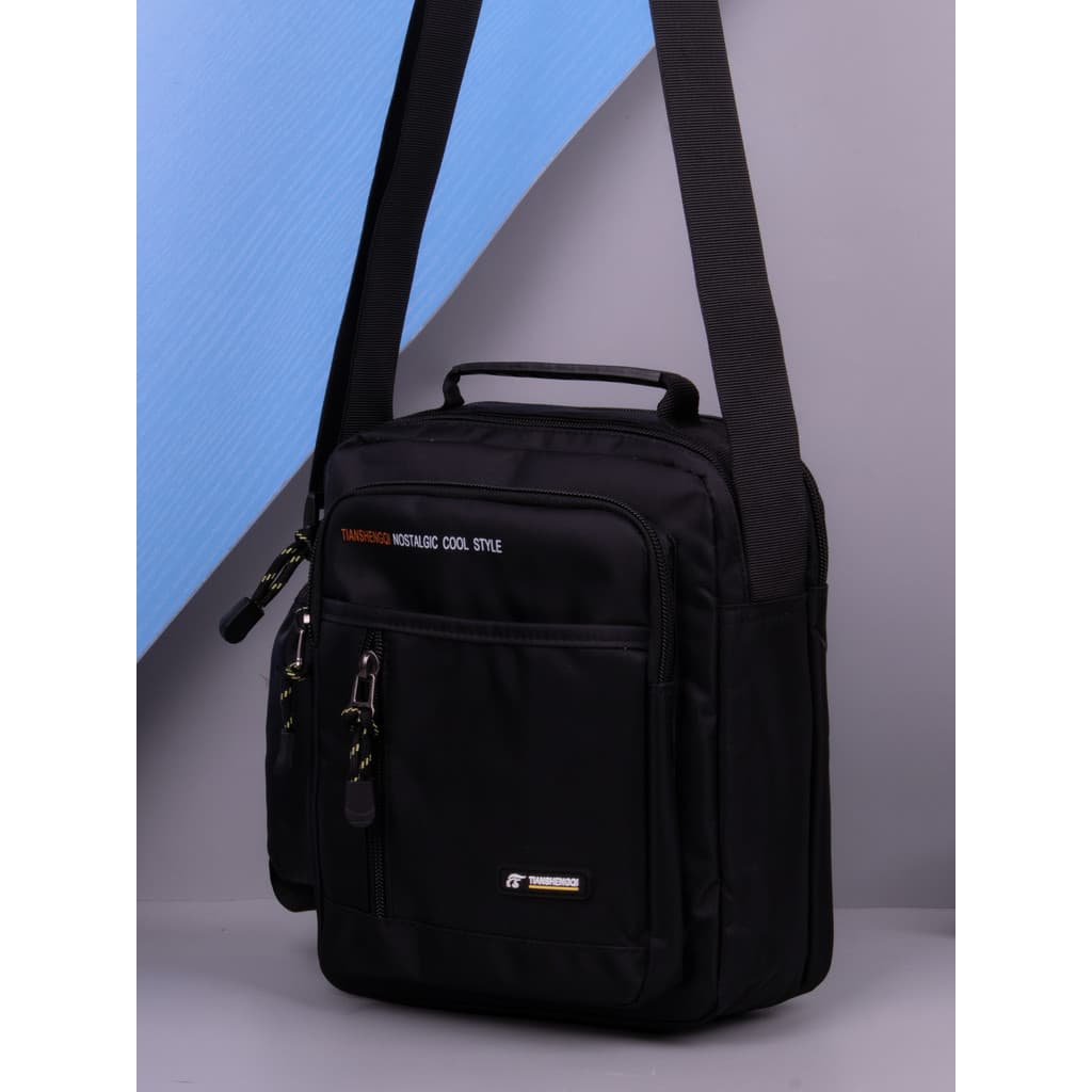 Nova bolsa mensageiro masculina Vertical bolsa de ombro Casual leve Oxford pano mochila negócios grande capacidade saco