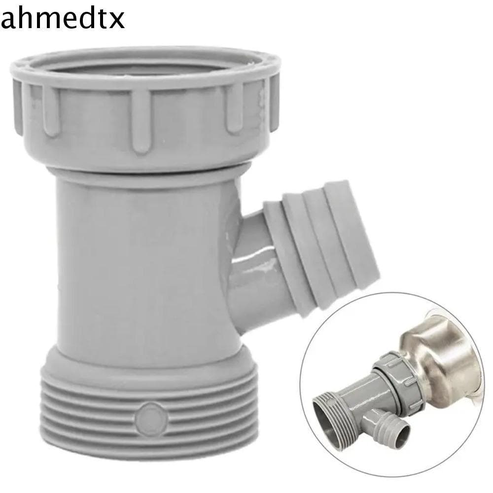 Conector De Ramo De Esgoto AHMEDTXB , Adaptador De Tubo De Drenagem De Pia ABS Em Forma De Y Simples Cozinha