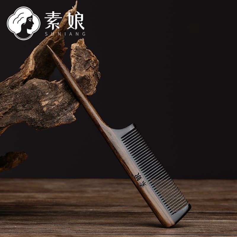 Su Niang pente de cauda pontiagudo, pente de linha de cabelo dividido, crianças, meninas, dentes fechados, bebê, trançad