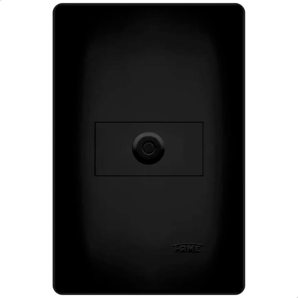 Variador de Luminosidade Rotativo Bivolt Fame Shaper Preto Dimmer LED Regulador de Luz