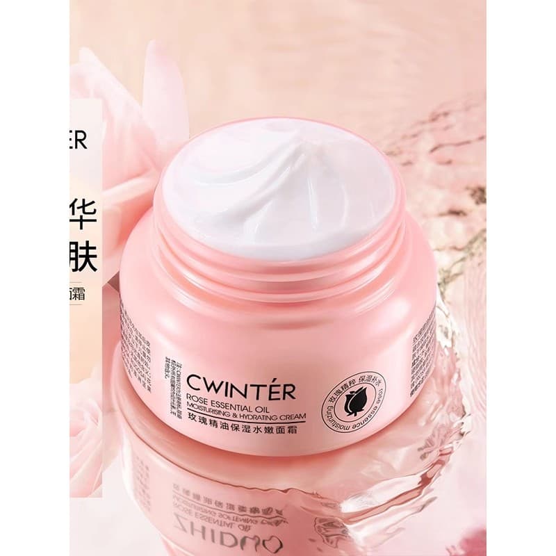 Zhiduo Rose Óleo Essencial Hidratante Creme Hidratante Fragrância Natural Hidratante Creme Essência Facial