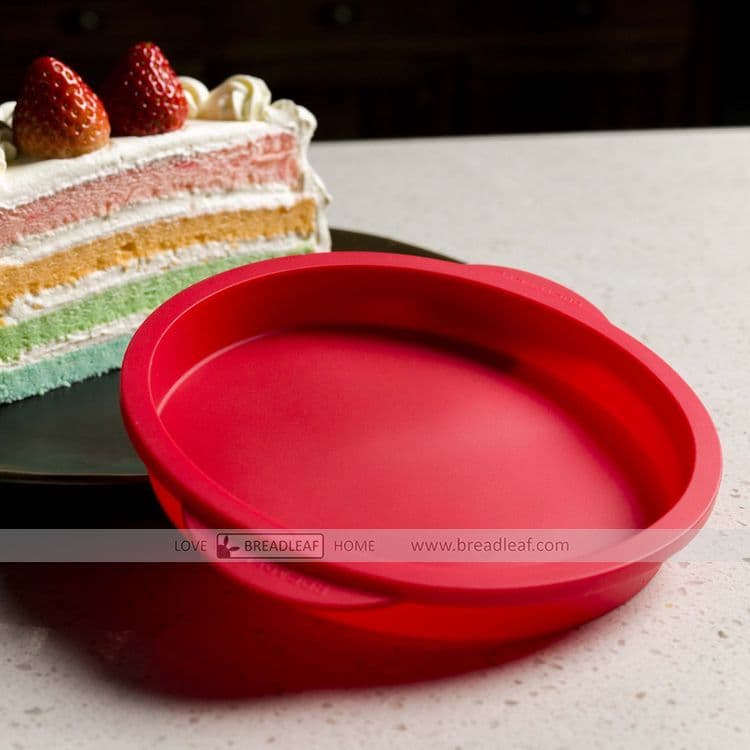6 Polegada 8 Polegada bolo de silicone molde redondo multicolorido bolo embrião assadeira única platina silicone