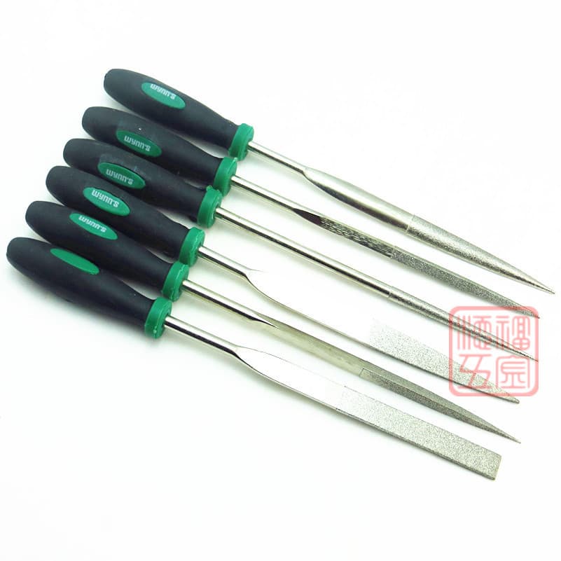 Conjunto de 6 peças Weilishi Arquivo de plástico Conjunto de arquivos King Kong 3X140mm4X160mm5X180mmW0490ABC