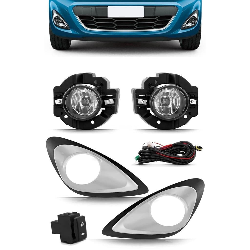 Kit Farol de Milha Neblina March 2014 a 2018