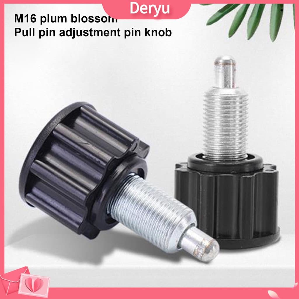 [deryu] Bike Spring Knob Confortável Grip De Aço Inoxidável Pull Pin Peças De Reposição De Pinos De Bicicleta Gym Suprim