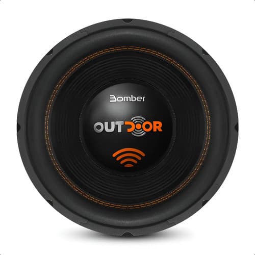 Alto Falante Bomber Outdoor 12 Polegadas 500 Watts Rms 4 Ohm Subwoofer CAIXA TRIO SOM AUTOMOTIVO