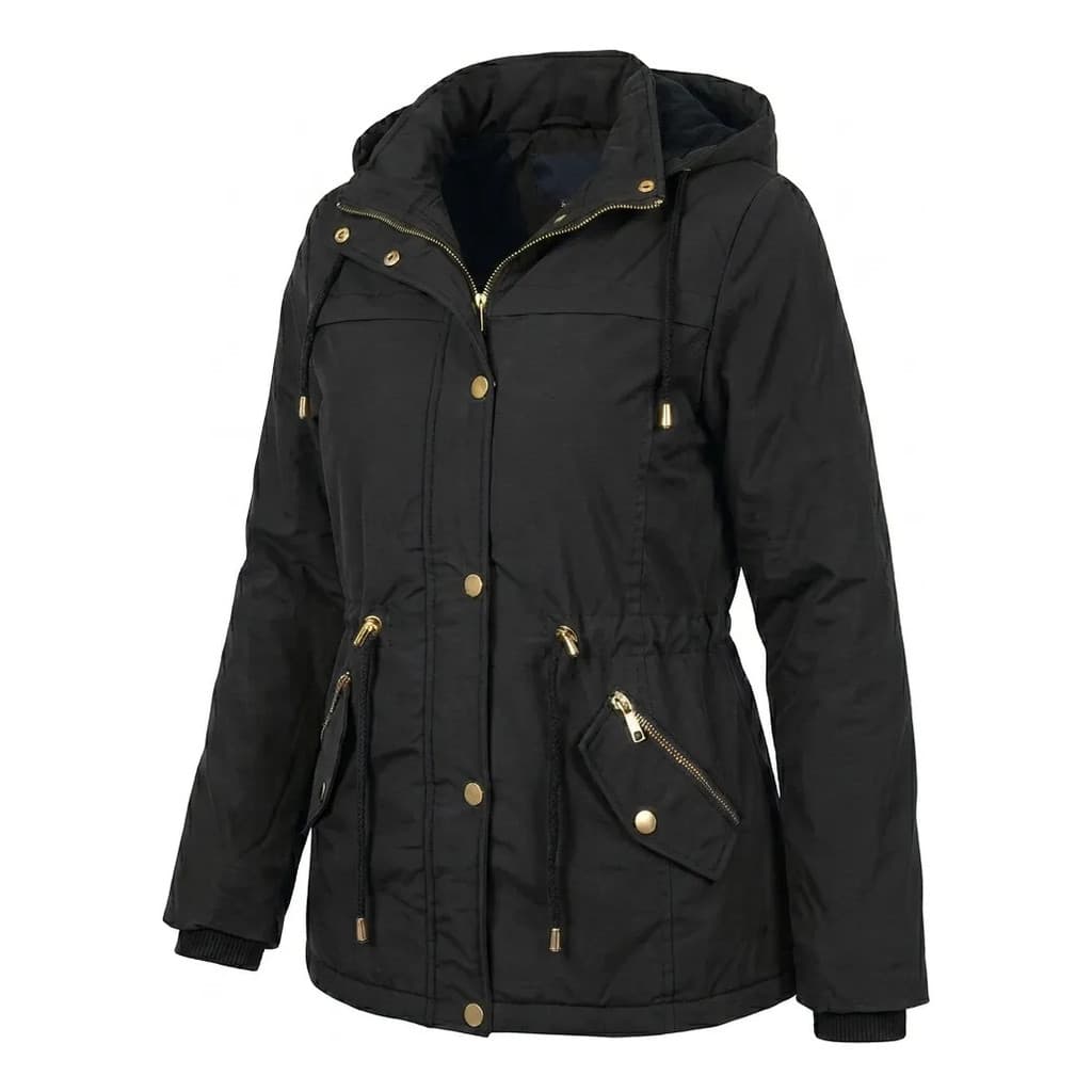 Sobretudo Feminino Forro Térmico Plus Size Inverno Elegante