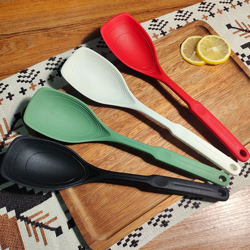 Espátula de silicone resistente a altas temperaturas, espátula de silicone multiuso, colher, espátula de cozinha de sili