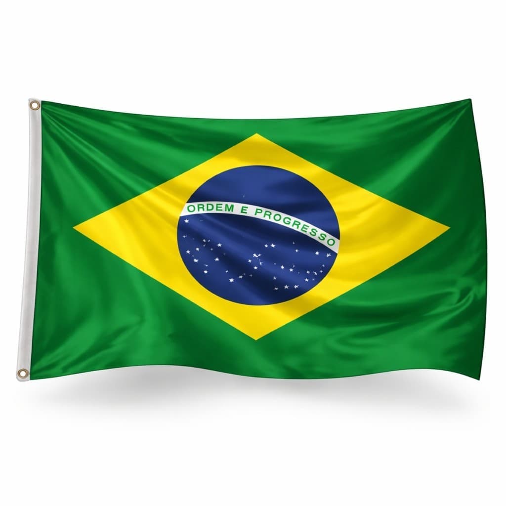Brasil Bandeira - Tecido Resistente Torcida - 150x90cm copa do mundo