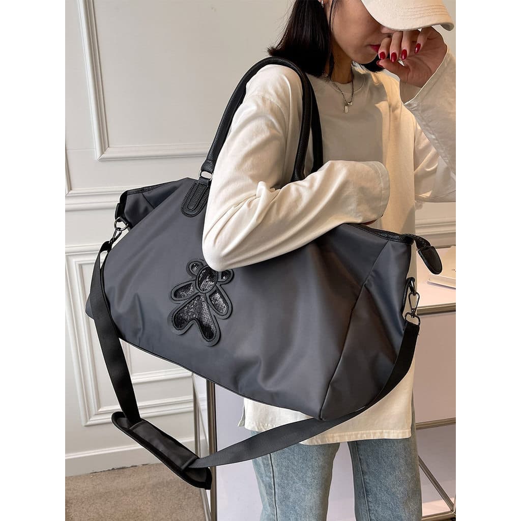 Saco de viagem feminino grande capacidade de curta distância moda leve saco de armazenamento portátil saco de bagagem de