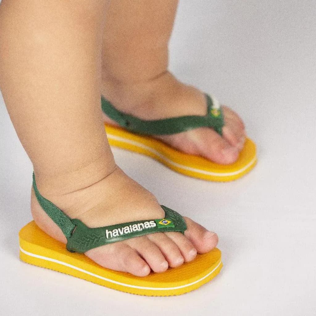 Chinelo Havanas Baby Menino Edição Copa 26 Logo Brasil Bebê!!!~