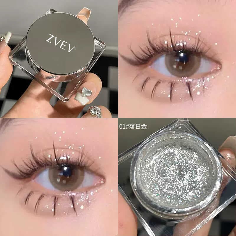 Gel estroboscópico polarizado sombra gel monocromático brilhante fino brilhante perolado corte brilho destacando brilhan