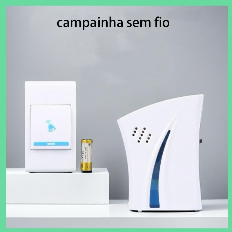 Campainha Interfone Sem Fio A Prova D'água 100m Residencial Comercial