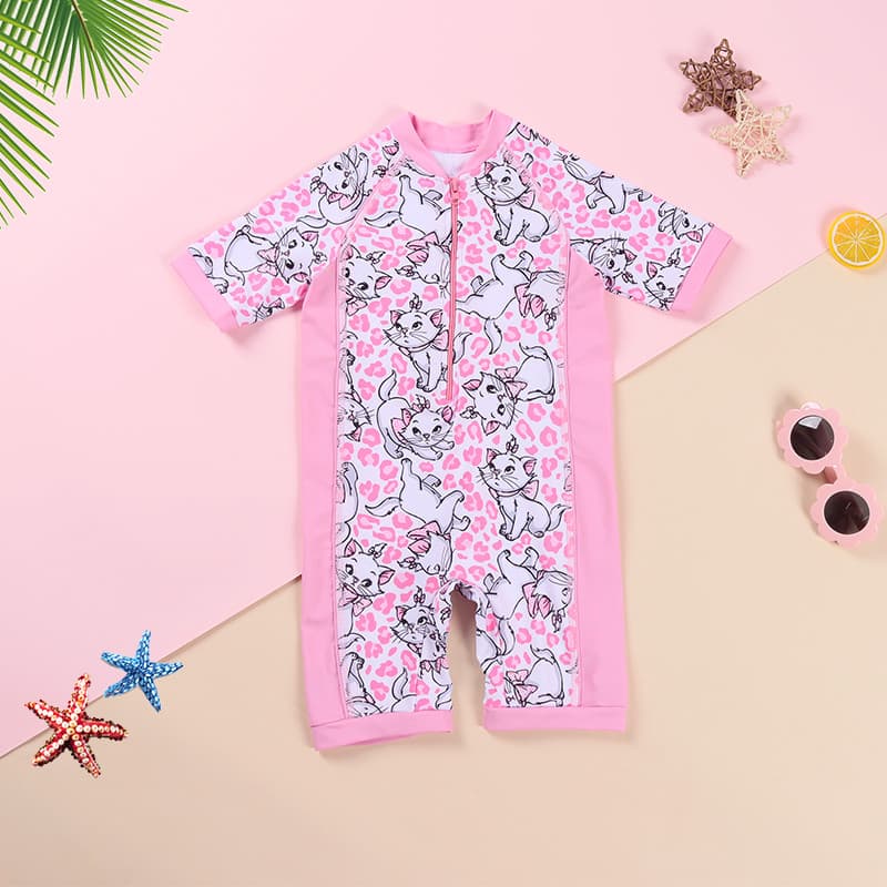 Xiaoke desconto novo estilo meninas maiô de uma peça dos desenhos animados bonito menina Casual surf terno verão proteto