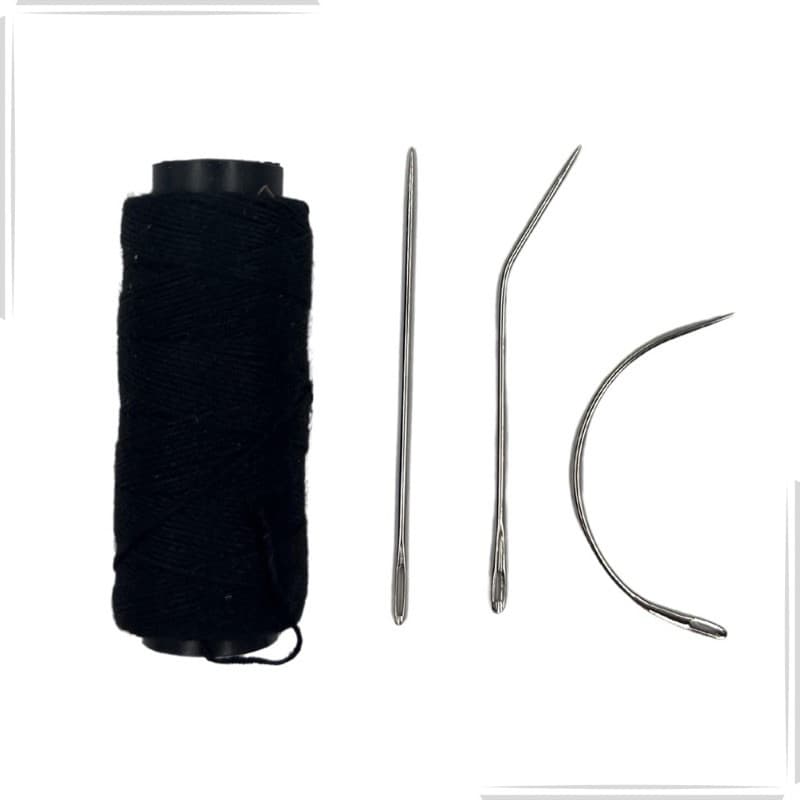 Kit Entrelace Para Mega Hair 3 Agulhas + 1 fio de Linha 10 m