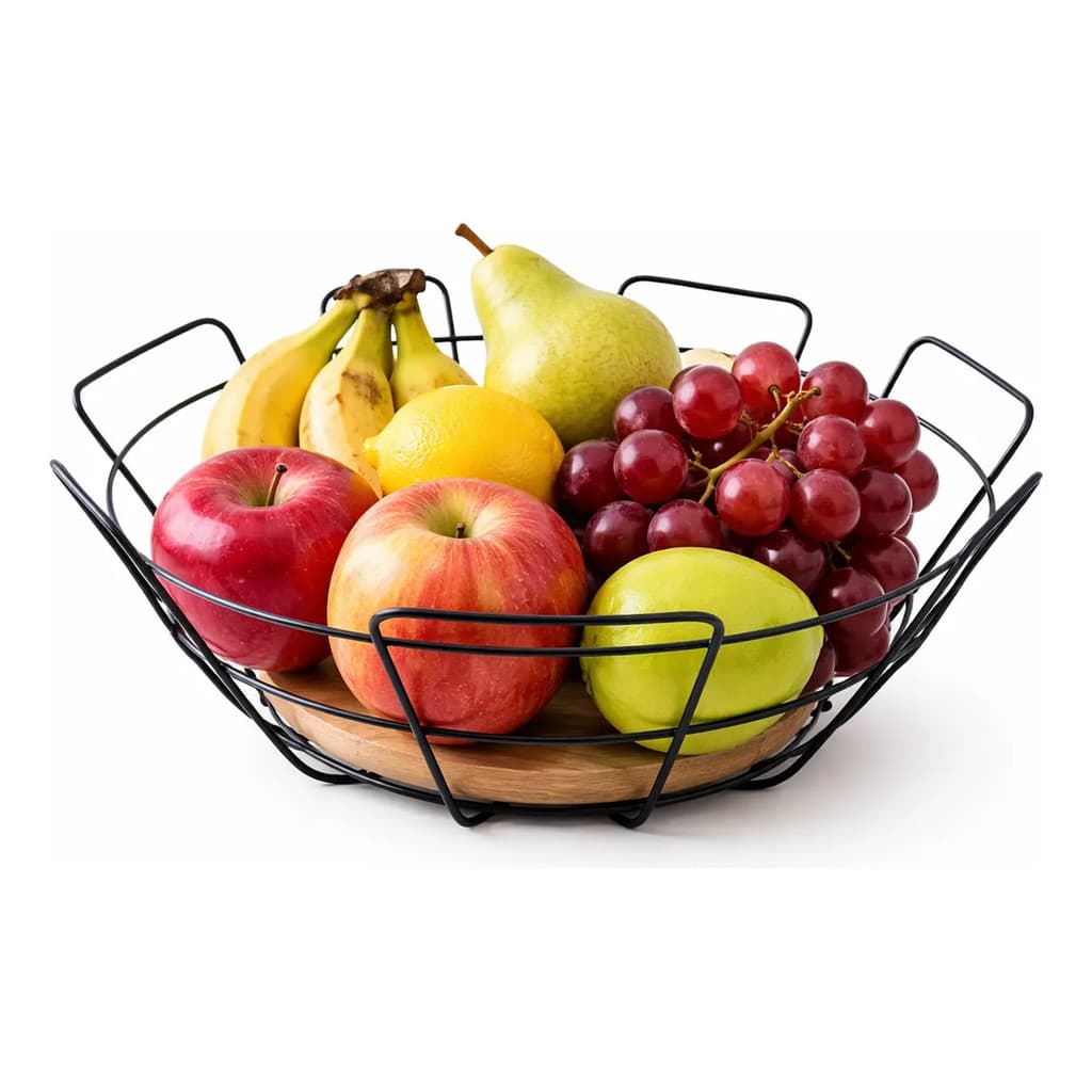 Fruteira Aramada Moderna E Estilosa Praticidade E Elegancia