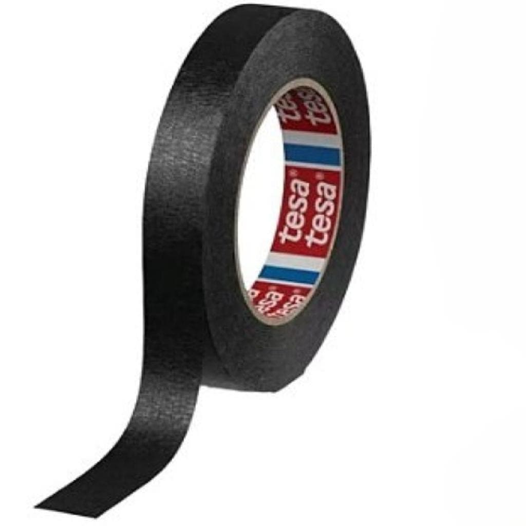 Fita Crepe Preta 4323 Profissional 19mmX50m Tesa