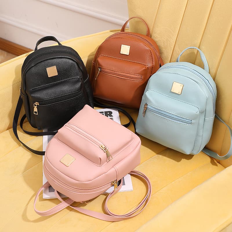 Mini bolsa escolar pequena para crianças, mochila fofa e fresca, mochila multifuncional, pequena bolsa para celular