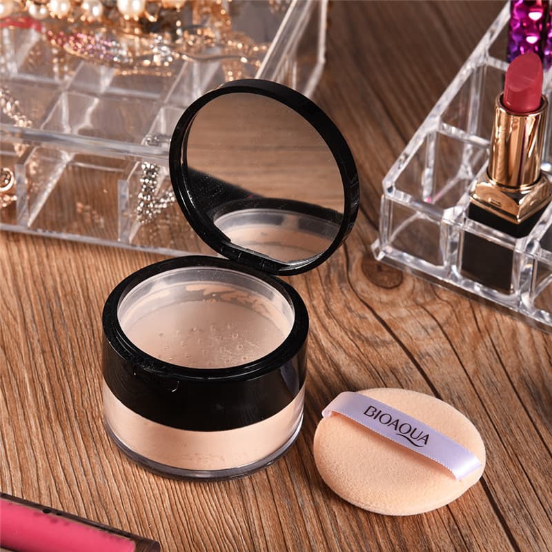 BIOAQUA Matte Loose Setting Powder Controle De Óleo Pó De Maquiagem Solto Mel