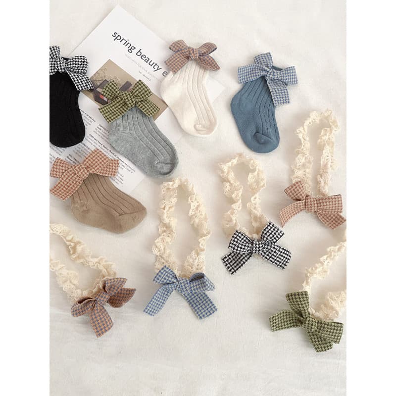 Acessórios para o cabelo do bebê crianças arco faixa de cabelo Headwear meias bebê mês inteiro aniversário bandana recém