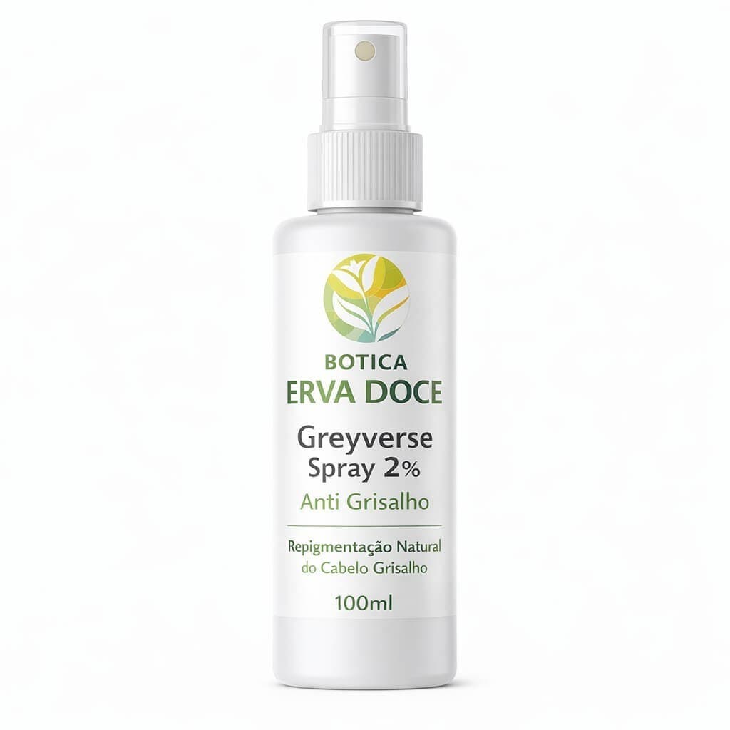 Greyverse Spray 2% Anti Grisalho 100mL Repigmentação Natural