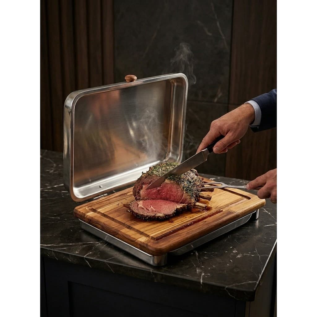 TABUA PARA CHURRASCO INTELIGENTE COM TAMPA E FORMA DE ALUMINIO - ENVIO IMEDIATO EM 24 HORAS UTEIS
