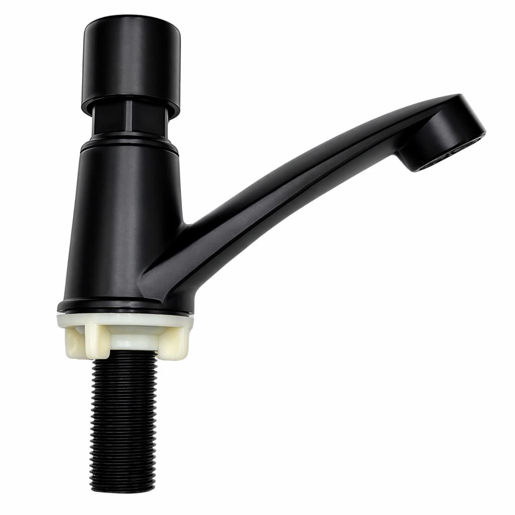 Torneira Lavatorio Abs Preto Fosco Luxo Temporizada Premium