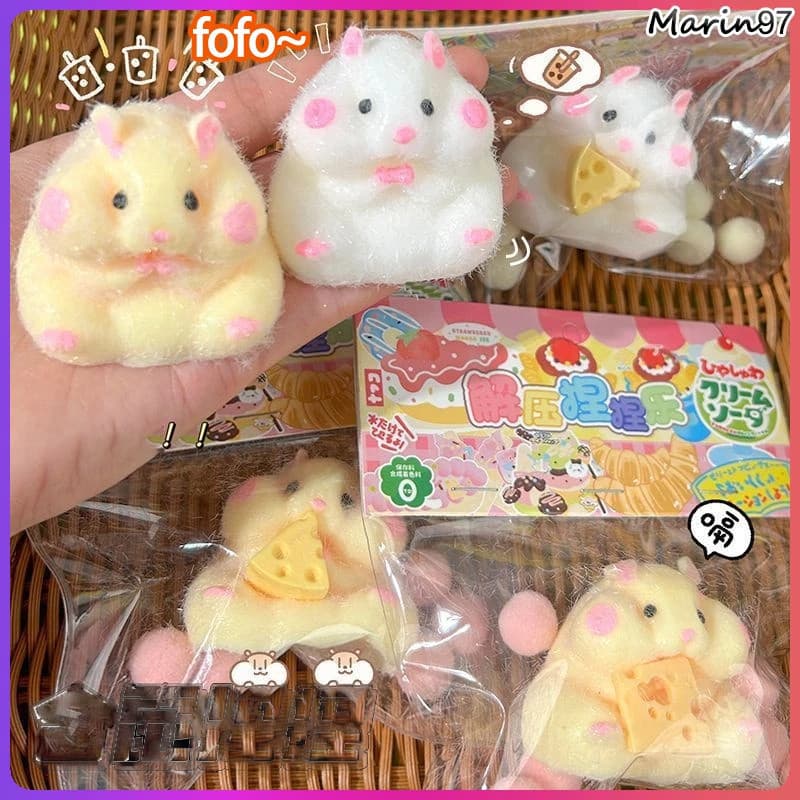 boneca hamster brinquedo anti stress rato/Fidget Toy/brinquedo de apertar/slime brinquedos anti estresse brinquedos anti