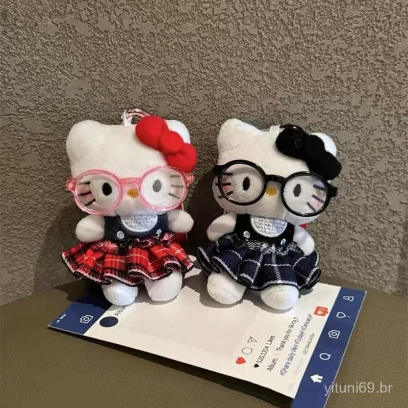 [Rhian] Chaveiro De Pelúcia De Desenho Animado Pingente Fofo Boneca Mochila Criativa Requintada Acessórios De Decoração