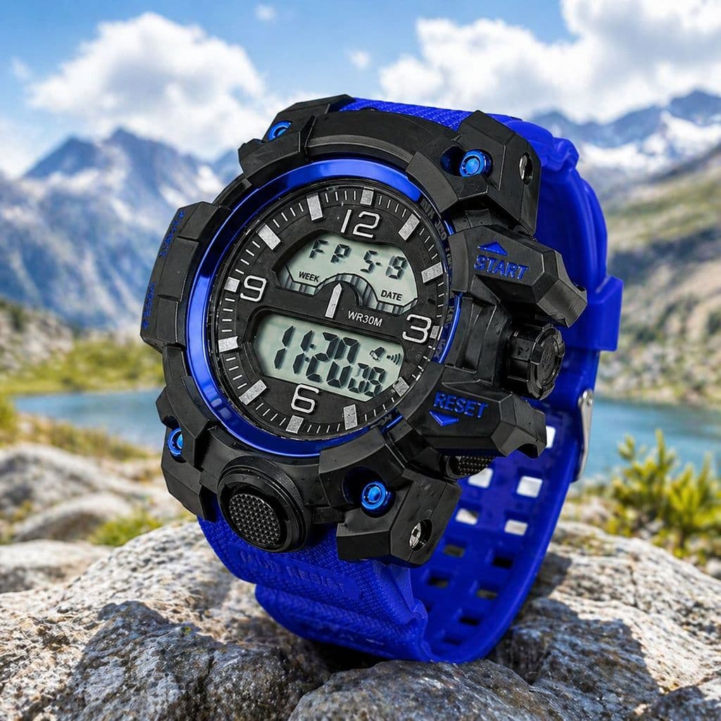 Relógio Militar Digital Robusto Masculino/Feminino A Prova D'agua