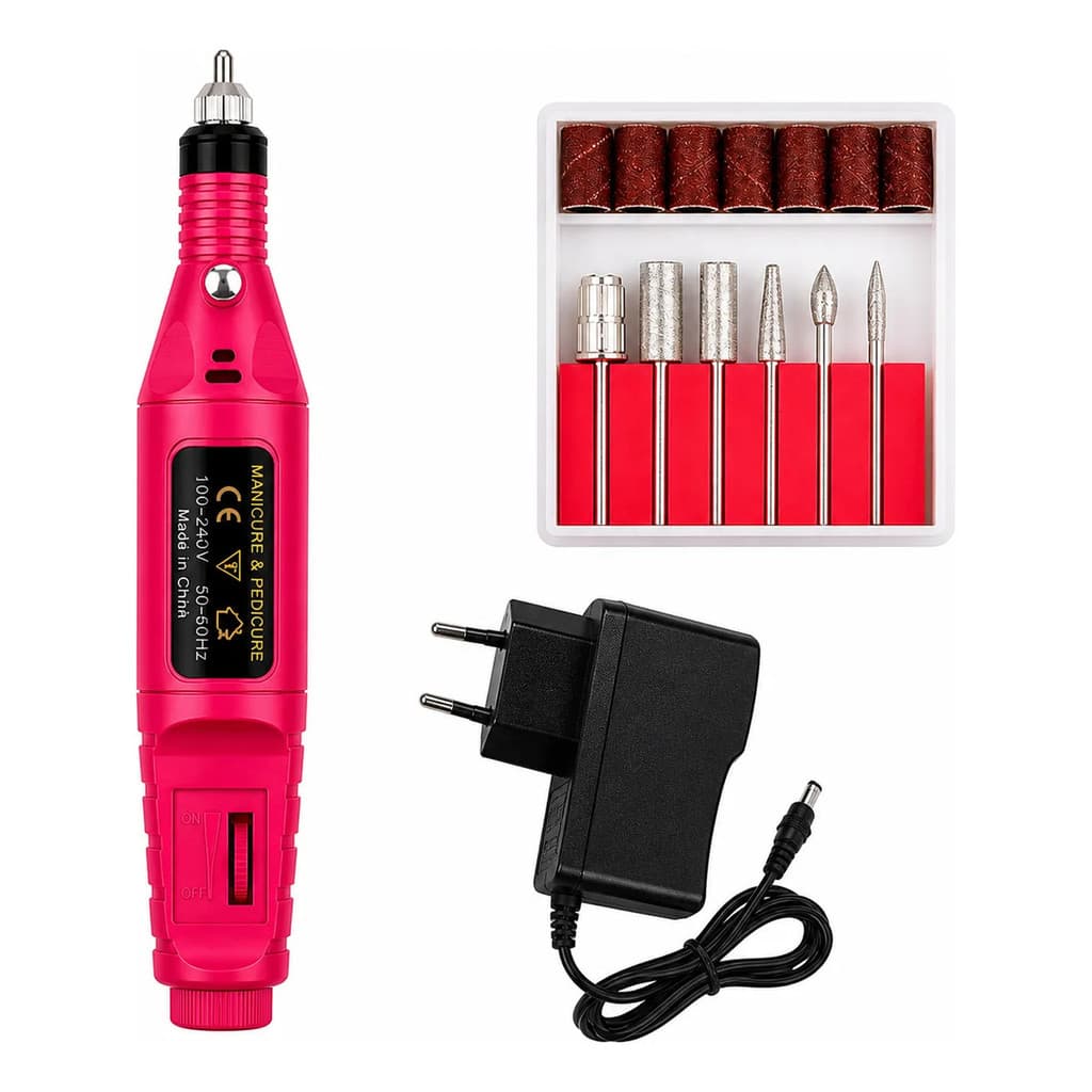 Motorzinho De Unha Profissional Lixadeira Elétrica Kit