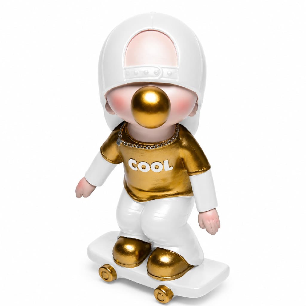 Figura Decorativa Skate Boy 17,5 cm Wolff Estatueta Resina