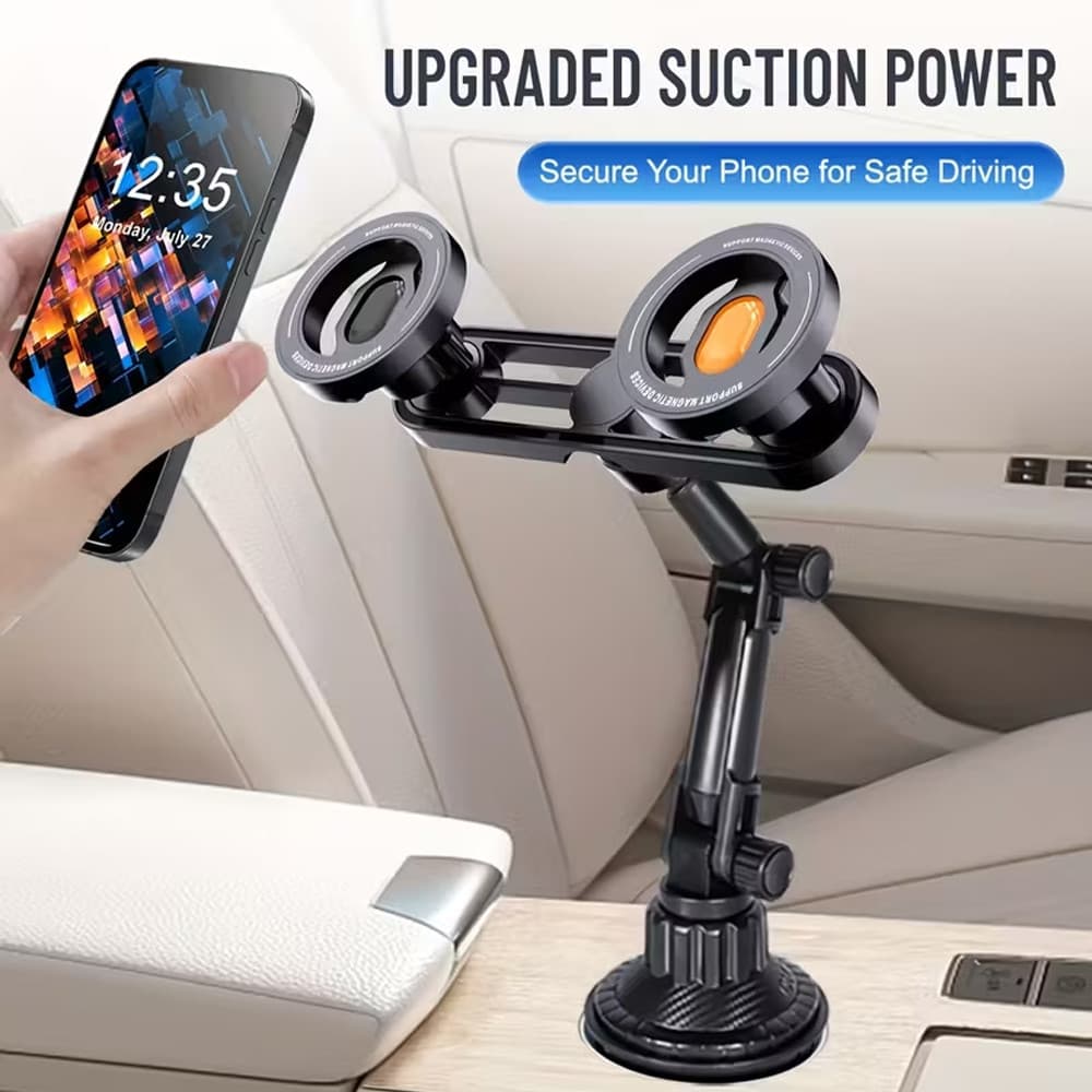 Suporte De Copo Universal Para Carro Magnético Duplo Montagem Em Celular Dispositivos Compatíveis MagSafe Base Forte E S