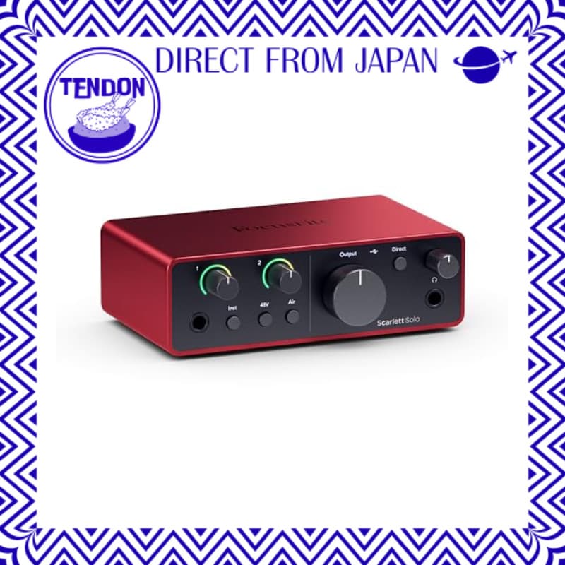 Focusrite Scarlett Solo 4ª Geração Interface de Áudio USB para Guitarristas, Vocalistas e Produtores — Gravação de Alta