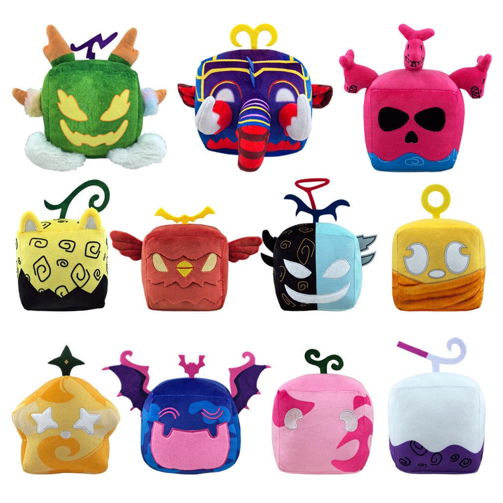 Roblox Blox Fruit Plushie Toy Espírito Dragão Controle Robloxfruit Desenhos Animados Aventura Jogo Soft Stuffed