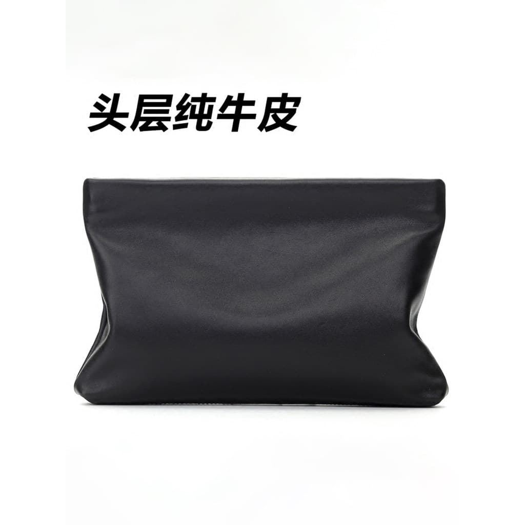 Bolsa de embreagem de couro masculina bolsa Envelope moda simples bolsa de embreagem grande capacidade bolsa de couro ma