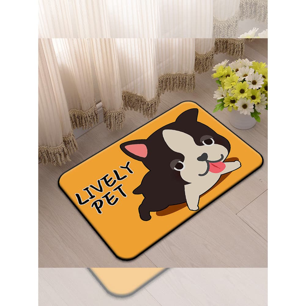 Tapete de porta tapete absorvente pé tapete de entrada do banheiro casa quarto banheiro Anti-deslizamento