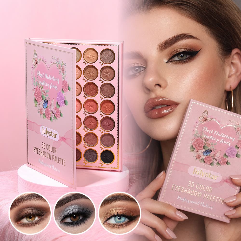 Paleta de maquiagem europeu americano livro paleta de sombras tridimensional à prova dwaterproof água de longa duração s