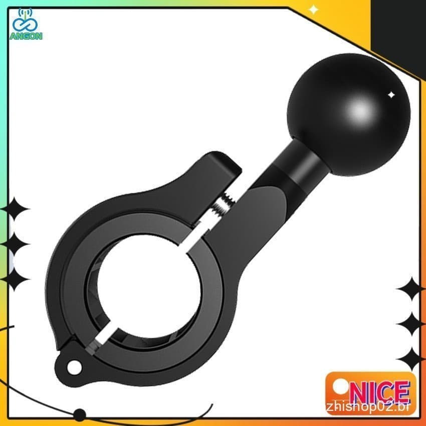 Adequado para Adaptador de Suporte Fixo de Motocicleta Base de Espelho de Cabeça de Bola de Alumínio 25mm Suporte de Tel