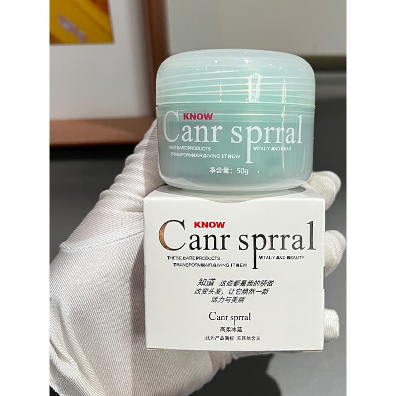 Gelo azul fosco criativo argila de cabelo alta macia estilo de cabelo masculino estilo fragrância cabelo curto argila ce