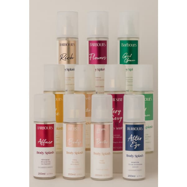 Body Splash Barbour's  Beauty Escolha Sua Fragrancia - 200ml