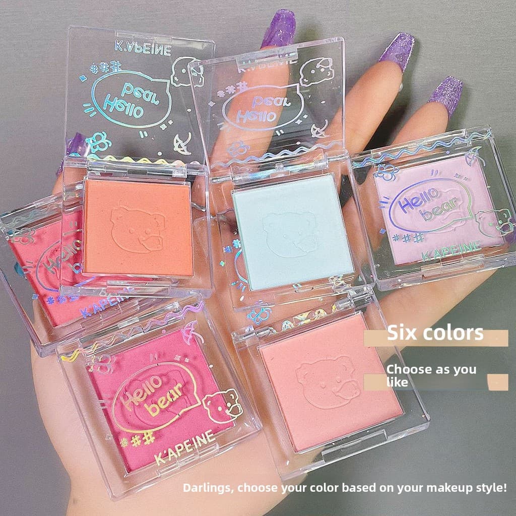 K'APEINE Monocromático Blush Blush Azul Blush Roxo Paleta Matte Vitalidade Pequena Laranja Nu Maquiagem Paleta de Contor