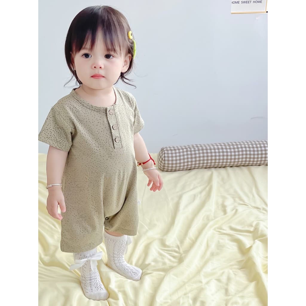 Ins bonito Super bonito macacão de bebê bebê puro algodão fino verão manga curta macacão bebê menino moda macacão femini